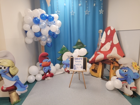 ''Smerfy ratują święta''- spotkanie wigilijne dla rodziców oraz warsztaty świąte...