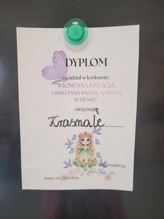 Konkurs plastyczny na '' Najciekawszą sukienkę Pani Wiosny ''