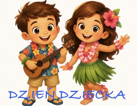 Dzień Dziecka w hawajskim klimacie:)